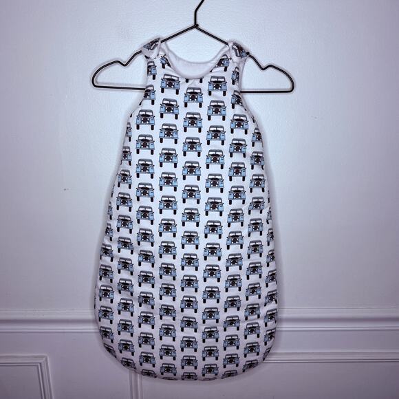 Smidge Handmade Sleep Sack Truck Jeep SUV Blue Print - Picture 1 of 4